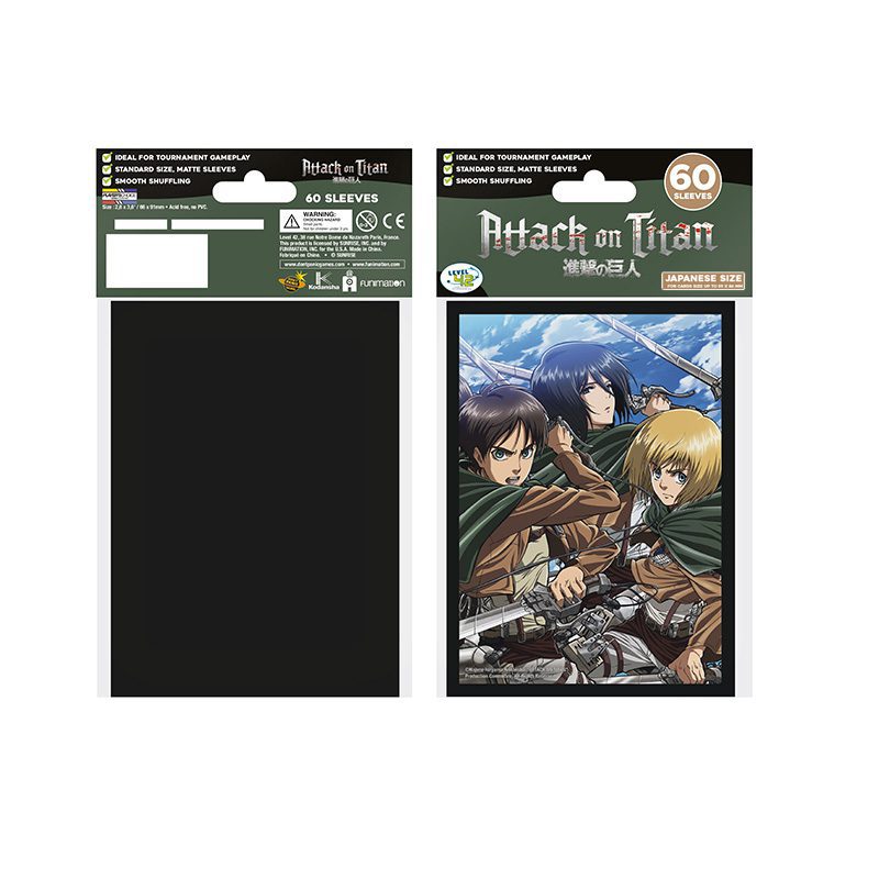 Sleeves L'Attaque des Titans - Battle Trio